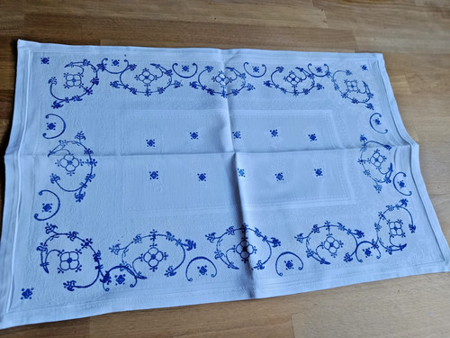 Blaudruck kleiner läufer - 1,