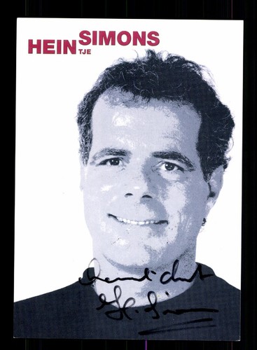 Heintje simons autogrammkarte - simons,