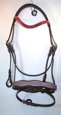 ausgefallene Trense braun