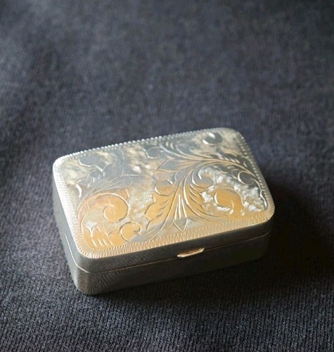 Schöne kleine pillendose - kleine, 925