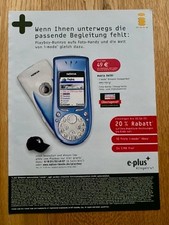 E-Plus Nokia 3650 Handy Mobiltelefon Werbeanzeige 2003 Vintage Ad Reklame