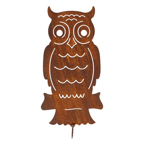 Rost gartenfigur eule zum - eule,