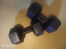 2 Stück Hantel Set 7,5 Kg Kurzhanteln Indoor Fitnesshantel Hexagon Hanteln