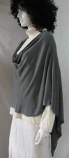 FLAME Pelerine Überwurf Poncho Pashmina Strick Pulli Wrap Schal Top Hängerle