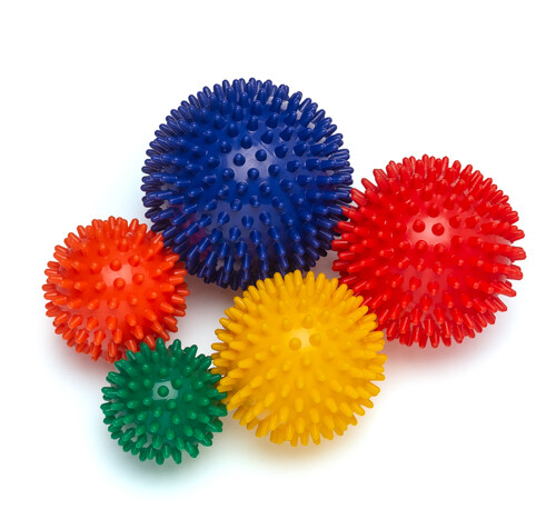 5er set igelball massageball - set,