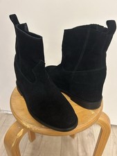 Stiefeletten Wildleder Schwarz