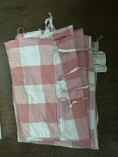 IKEA Emmie Ruta Bettwäsche Bettgarnitur 2 Bettbezüge und 1 Kopfkissen Zum Binden