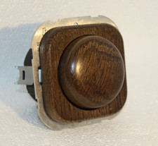 NV Halogen Lampen Dimmer 20 - 500 W / 500 VA mit Massiv Holz Abdeckung