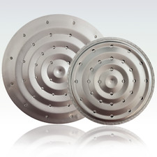 2 x Gasherd Hitzeverteiler  Flammenverteiler für Gasherd Schutzplatte -15,5/18cm