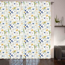 Blume Rustikale Gardine Mohnblumen Gänseblümchen Rural