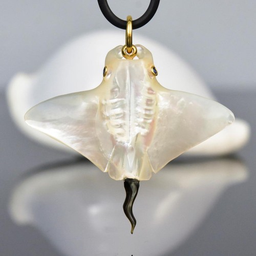 Manta stachelrochen anhänger - manta,