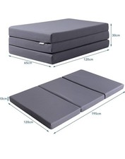 Amazon Basics Bezug Faltbare Memoryschaum Gästematratze 120 x 195 x 10 cm