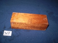 Mahagoni  Messergriff  Griffholz Edelholz 120 x 43 x 37 mm     Nr. 367