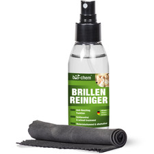 bio-chem Brillenreiniger Spray Anti-Beschlag 100 ml + Premium Brillenputztuch