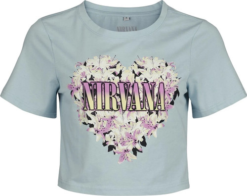 Nirvana shirt damen flower - nirvana,