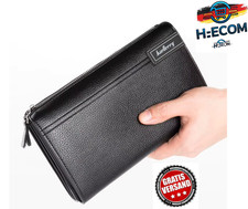 Herren Geldbörse Handtasche Mit Reißverschluss Große Kapazität Kartenhalter