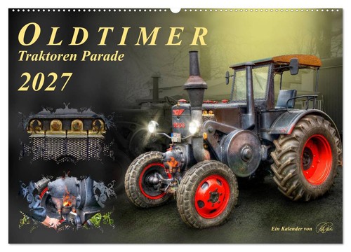 Oldtimer traktoren parade - -,
