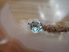 Echter Topas behandelt Sky-Blue rund kalibriert facettiert Fasserstein Schmuck1