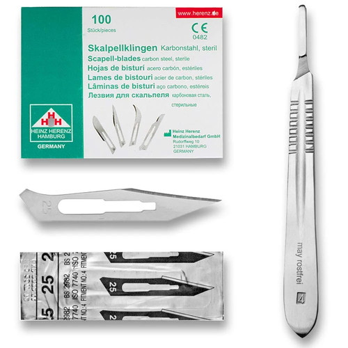 Set 100 skalpellklingen - set,