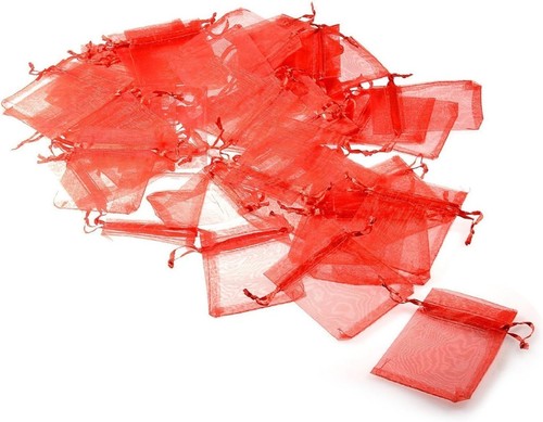50x kleine organza beutel - 50x,