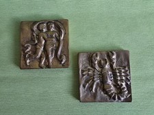 Wandbilder Reliefs Messing