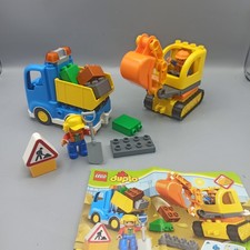 LEGO Duplo 10812 - Bagger und Lastwagen Super Zustand mit Anleitung