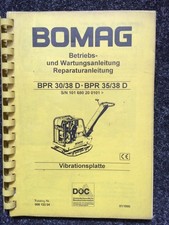 x 205 Bomag BPR 30 38 D  Ersatzteil  parts Bedienungsanleitung service manual