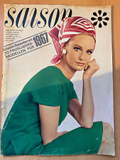 SAISON 1966 Heft 4 Frühjahr - DDR Modezeitschrift inkl. Schnittmuster Mode