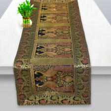 Gold Banarsi Brokat Seide