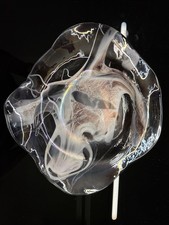 Glasschale, Ø 36cm, Richartz art Collection, handgefertigt, Vintage