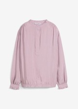 Neu Crinkle-Schlupfbluse Gr. 42 Mattflieder Damen-Bluse Hemd Tunika Oberteil