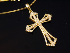 585 Goldkette mit Gold Kreuz