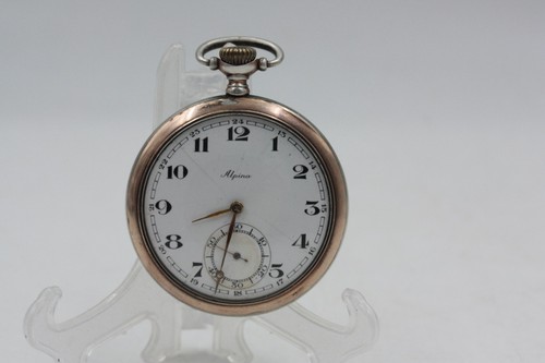 Offene herrentaschenuhr alpina - offene,