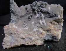 Cerussit xx, Galenit, Quarz 