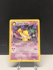 DUNKLES HYPNO 26/82 TEAM ROCKET 1ST EDITION POKEMON DEUTSCH RARE 2000 WOTC
