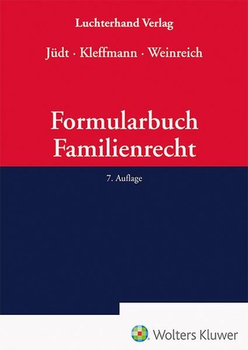 Formularbuch familienrecht - formularbuch,