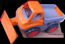 großer Plug-LKW 42x20x20cm Sandkasten Bau-Maschine Kinder Spielzeug