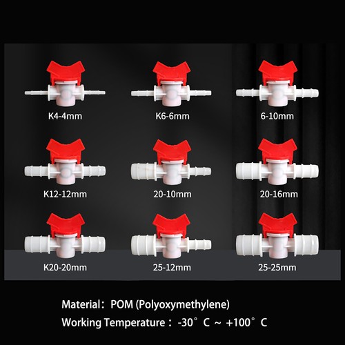 4mm bis 20mm - absperrhahn, mit
