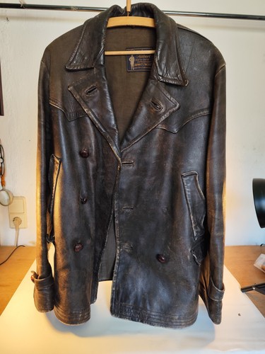 Ledermantel motorradjacke - ledermantel,