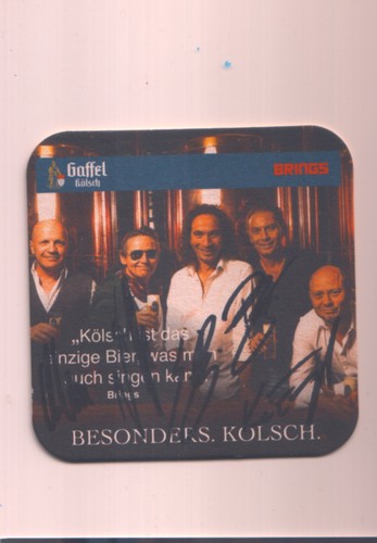 Brings autogramme auf - brings,