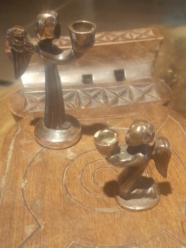 Kerzenständer vintage engel - kerzenständer,