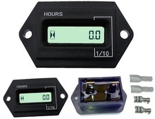 wasserdichter Betriebsstundenzähler Stundenzähler Motorboot LKW Oldtimer 12V 24V