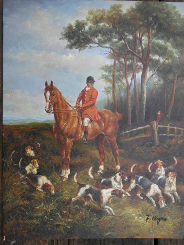 Jagd ausritt mit pferd - jagd-,