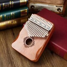 Kalimba Daumenklavier 17 Tasten Mahagoni Holz Thumb Piano für Kinder Erwachsene