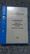 NVA DIENSTVORSCHRIFT A 053/1/215 ANLAGE ZUR SPEZIALBEHANDLUNG DA 11M IFA W50 LAK
