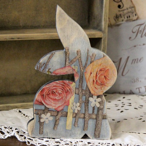 Vintage osterhase 18x11 5x1 - vintage, 18x11,5x1,2