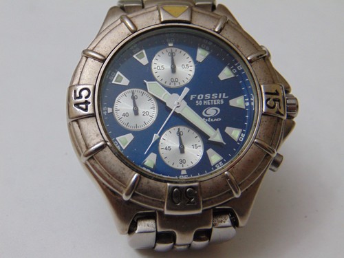 Fossil blue 2296 - blue, men's