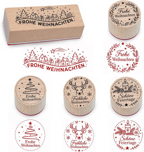 Stück stempel weihnachten - 5,