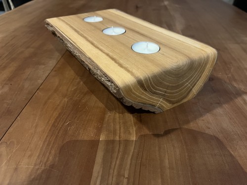 Holz kerzen ständer natur - ständer,