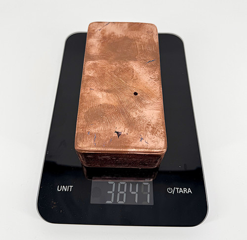 Kupferbarren 3847 - 3,84, kg